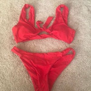 Zaful red bikini